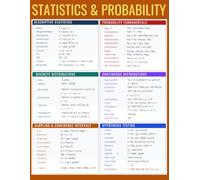 Statistics & Probability Cheat Sheet Notebook: Quad Ruled Graph Paper Journal with Formulas (109 Pages)