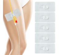 Statlock Foley Catheter Stabilizer, Foley Catheter Holder with Swivel Anchor, Silicone Catheter Accessories, Clip to Prevent Displacement, Pack of 5