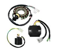 Stator Coil Accessories Relay Solenoid Stator Coil Regulator Rectifier Gasket For Warrior 350 YFM350X 1996-2001 4KD-81940-00-00 3HN-85510