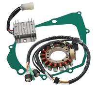Stator Coil, Regulator Rectifier, Gasket Set Fit OEM: 3GD-15451-00 Stator Assy: OEM: 1UY-85510-20 /2XK-85510-20 Regulator: OEM: 59V-81960-A0, for Yamaha YFM350X Warrior 350