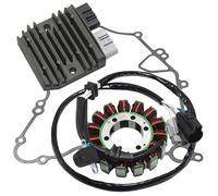 Stator Coil, Regulator Rectifier OEM: 21066-0758/21066-0771 Gasket Set Fit OEM: 11061-1119 Stator Assy 21003-0167, for Kawasaki KVF750 Brute Force 750 4X4i EPS 2012-2023