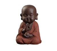 Statue Buddha Statue Outdoor Sculpture Buddhism Interior Deco Miniature Garden Statues Ornament Decoration Buddhist Monk Small Figures Decorative Accessories for The Home,All Art collection