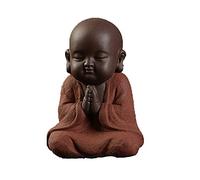 Statue Buddha Statue Outdoor Sculpture Buddhism Interior Deco Miniature Garden Statues Ornament Decoration Buddhist Monk Small Figures Decorative Accessories for The Home,All Art collection