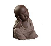 Statue Buddha Statue Outdoor Sculpture Buddhism Interior Deco Miniature Garden Statues Ornament Decoration Buddhist Monk Small Figures Decorative Accessories for The Home,All Art collection