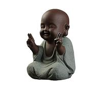 Statue Buddha Statue Outdoor Sculpture Buddhism Interior Deco Miniature Garden Statues Ornament Decoration Buddhist Monk Small Figures Decorative Accessories for The Home,All Art collection