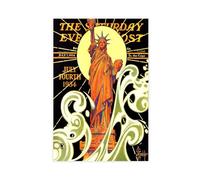 Statue de la liberté J. C. Leyendecker Canvas Poster Bedroom Decor Landscape Office Room Decor Gift 12x18inch(30x45cm) Unframe