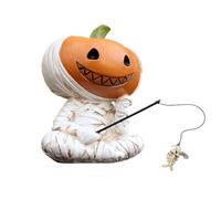 Statue Halloween - Mummia Con Testa Di Che, Decorazione Gotica Spaventosa Librerie Stanza Giardino Scrivania Tavolo Festa Natale | Decor Horror Gotico Arredamento Casa Libreria Scrivani