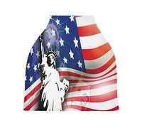 Statue Liberty America Stretchy Baby Car Seat Cover,Canopy Nursing Covers,Soft Breathable Windproof Scarf Changepad for Winter Infant Breastfeeding Boys