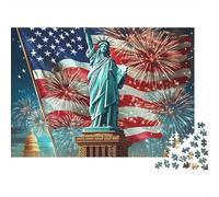 Statue Monument Celebration Scene 1000 Piece Jigsaw Puzzle Jigsaw Puzzle for Adults Paper Material Relaxing Home Decor Focus 52x38cm/1000pcs