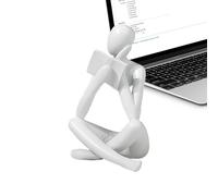 Statue of a Reading Thinker Man-Thinking Modern Life Decoration, Library Decoration, Aesthetic Sculpture Room Decoration, Golden Figures for Shelves for Sal Shelves