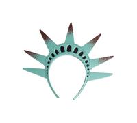 "Statue Of Costume - 4th of July Patriotic Outfit With Goddess Crown And Torch Accessory | Lightweight Theme Dress For Independence Day, | Red White Suit
