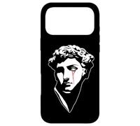 Statue of David Blackwork Minimal Tattoo Flash x Bloody Tear Case for iPhone 17 Pro Max