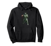 STATUE OF FOOTBALL - READY FOR THE BIG THROW Pullover Hoodie