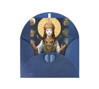Statue Of God Blank Greeting Cards, Thank You Cards And Envelopes, 4x6 Inch,& Wedding, Baby Shower, Party.