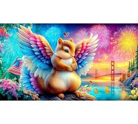 Statue-of-Liberty 1000 Pieces Jigsaw Puzzle for Adults Challenging Puzzle Games 100% Recycled Cardboard 75x50cm/1000pcs