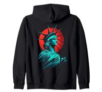 Statue of Liberty, American Dream, Symbol of the USA Zip Hoodie
