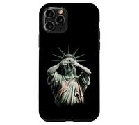 Statue of Liberty Covering Her Face In Shame Political Chaos Case for iPhone 11 Pro