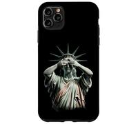Statue of Liberty Covering Her Face In Shame Political Chaos Case for iPhone 11 Pro Max