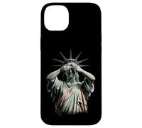 Statue of Liberty Covering Her Face In Shame Political Chaos Case for iPhone 14 Plus
