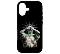 Statue of Liberty Covering Her Face In Shame Political Chaos Case for iPhone 17