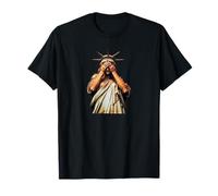 Statue of Liberty covering her face in shame political chaos T-Shirt