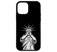 Statue of Liberty covering her face shame crying political Case for iPhone 12 mini