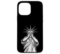 Statue of Liberty covering her face shame crying political Case for iPhone 13 Pro Max