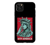 Statue of Liberty Crying WTF America Resist Case for iPhone 11 Pro Max