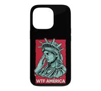 Statue of Liberty Crying WTF America Resist Case for iPhone 13 Pro