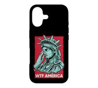 Statue of Liberty Crying WTF America Resist Case for iPhone 17
