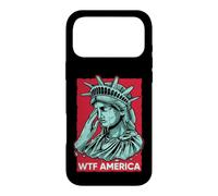 Statue of Liberty Crying WTF America Resist Case for iPhone 17 Pro Max