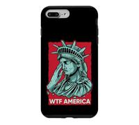 Statue of Liberty Crying WTF America Resist Case for iPhone 7 Plus/8 Plus