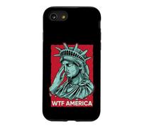 Statue of Liberty Crying WTF America Resist Case for iPhone SE (2020) / 7/8
