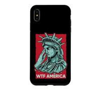 Statue of Liberty Crying WTF America Resist Case for iPhone XS Max