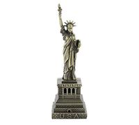 Statue of Liberty, Decorative Handmade Metal Statue of Liberty Copper American New York Figure for Souvenirs Home Decoration Metal Gifts (H: 15 cm)