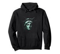 Statue of Liberty Face New York American Symbol Art Pullover Hoodie