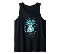 Statue of Liberty - I Love NYC - Big Apple 3AM - New York Tank Top