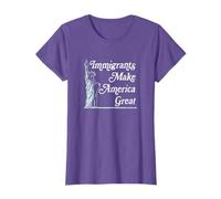 Statue Of Liberty Immigrants Make America Great Shirt T-Shirt