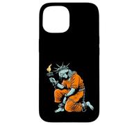Statue of Liberty in Chains Political Protest Art Freedom Case for iPhone 15