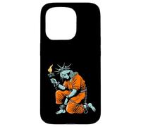 Statue of Liberty in Chains Political Protest Art Freedom Case for iPhone 15 Pro
