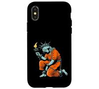 Statue of Liberty in Chains Political Protest Art Freedom Case for iPhone X/XS