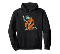 Statue of Liberty in Chains Political Protest Art Freedom Pullover Hoodie