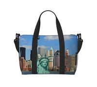 Statue of Liberty in NYC Handheld Crossbody Travel Bag Single Shoulder Handbag Sports and Fitness Bag Travel Luggage Bag