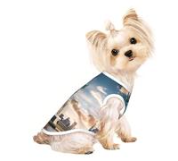 Statue of Liberty in NYC Print Dog Shirt Summer Lightweight Pet T Shirts Soft Breathable Stretchy Cats Dogs Tee Shirt