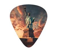 Statue Of Liberty In Nyc Print Organizer Storage Box Different Thickness Guitar Picks For Acoustic Guitar