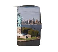 Statue of Liberty in NYC Wallet Multifunctional Wallets for Men Compact Wallet Purse Passport Bag