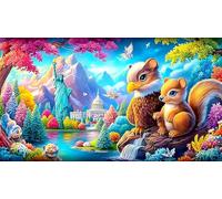 Statue-of-Liberty Jigsaw Puzzles 1000 Pieces Fun and Challenging Family Game Puzzle Game Great Gift Idea for The Whole for Women, Gifts for Men 38x52cm/1000pcs