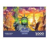 Statue of Liberty_ New York 1000 Piece Jigsaw Puzzle for Adults - A Great Gift Idea for Men & Women, Challenging Wall Art for Home Decoration 70x50cm/1000pcs