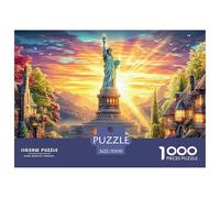 Statue of Liberty_ New York 1000 Piece Jigsaw Puzzle for All Ages - Eco-Friendly Recycled Paper, A Great Gift Idea And Home Decoration Project 70x50cm/1000pcs