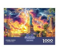 Statue of Liberty_ New York 1000 Piece Jigsaw Puzzle for Family - Fun Challenge for Adults & Kids, A Great Gift And Interactive Home Decor Project 70x50cm/1000pcs